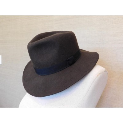 Biltmore® for Madewell Collaboration $68 StraightBrim Felt Fedora Hat SM Brown  eb-95415112